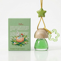 Diffuseur de parfum de voiture en verre à la cire de soja sans flamme, longue durée, sans alcool, élimination des odeurs, sans phtalates, écologique et élégant