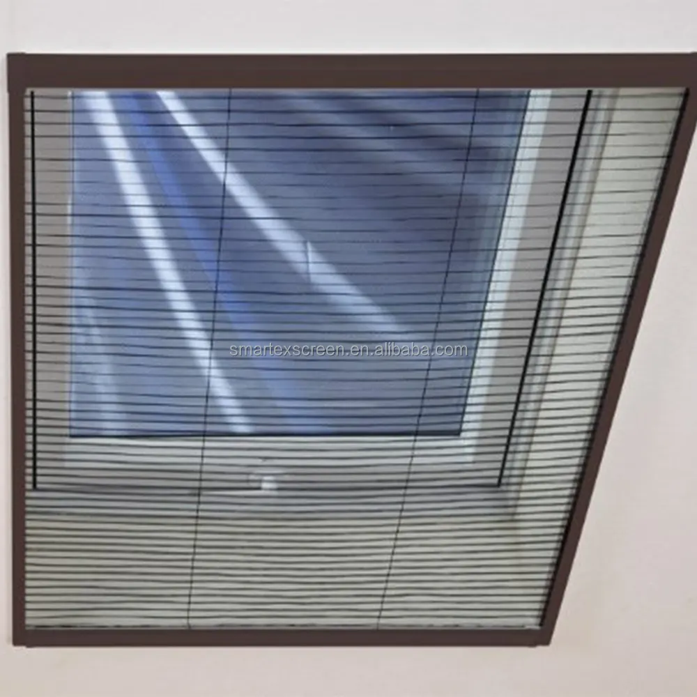 ポリエステルスクリーン蚊帳ネット保護窓格納式ホーム天窓フライスクリーンウィンドウ