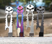 Offre Spéciale Tactique Punisher EDC Multi Fonction Outil EDC Pry Bar avec Ouvre-Bouteille Fonction Portable Multi Tool Punisher Prybar