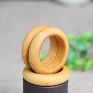 Anillo de madera de ciprés Cliff de 20 mm para hacer pulseras, forma redonda, material natural, accesorios de bricolaje - Product Image 3