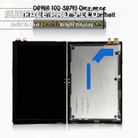 Layar LCD dan Digitizer Rakitan Lengkap Pengganti untuk Surface Pro 5 SP0434B 12.3 Inci Hitam Garansi 1 Tahun Model Kompatibel