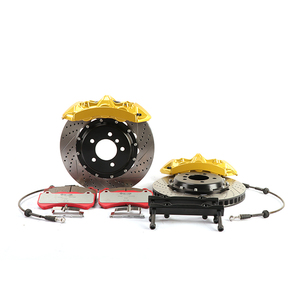 Kit Pinza Freno Anteriore a 6 Pistoncini con Disco Forato e Baffato da 380mm di Fabbrica per <span class=keywords><strong>BMW</strong></span> E92 M3 da 20 Pollici - Product Image 1