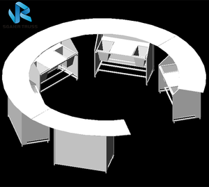 Comptoir de bar à cocktails mobile en aluminium à Guangzhou Factory Bar portable sur roues Comptoir de bar à domicile Comptoir de café - Product Image 4