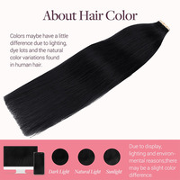 Fournisseur chinois Alibaba, distributeurs en gros de cheveux brésiliens ou russes, extensions de cheveux noirs 100% Remy en bandes adhésives