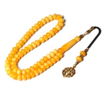 7*11mm 66 pièces Perles plates de chapelet Tasbih Musulman Résine Misbaha 2021 Nouveau Cadeau de l'Aïd Ramadan Perles de prière islamiques Misbaha arabe