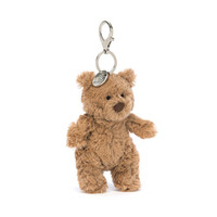 Peluches et jouets en peluche JC : Ourson Bartholomew, breloque de sac, adorable ours en peluche, parfait pour un cadeau d'anniversaire