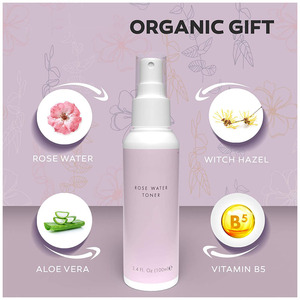 Tónico Facial de <span class=keywords><strong>Agua</strong></span> de Rosas Pura OEM, Spray Hidratante con Hamamelis y Aloe Vera, Spray de <span class=keywords><strong>Agua</strong></span> de Rosas de Marca Privada - Product Image 3