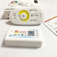 Controlador de Tira LED CCT Inteligente Tuya, 24V Bicolor Cob 2835, Blanco Ajustable, WiFi, Control por Voz Alexa, Control Remoto Táctil 2.4g, 1 Canal, 288W