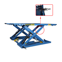 3.5T serrure électrique mobile mobile 4t palan de voiture auto portable vérin hydraulique élévateur mi-hauteur voiture élévatrice à ciseaux