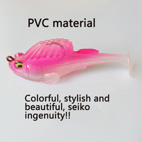 Lutac OEM Jumping Fish/75MM/14G/Hameçon Mustad, Œil de poisson simulé 3D, Queue épaissie, Revêtement cutané réaliste, Peinture de mise en couleur améliorée