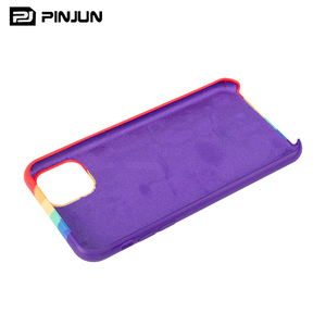 Nuova Custodia per Telefono in Silicone Liquido <span class=keywords><strong>Arcobaleno</strong></span> Unica per iPhone 13, iPhone13, 12, 11, 14 Pro Max, <span class=keywords><strong>Cover</strong></span> <span class=keywords><strong>Arcobaleno</strong></span> <span class=keywords><strong>con</strong></span> Confezione Originale - Product Image 4