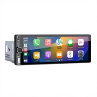 Autoradio 6,86 pouces 1 DIN MP5 sans fil CarPlay Android Auto F133B Lecteur MP5 Bluetooth CarPlay Lecteur vidéo MP5 pour voiture