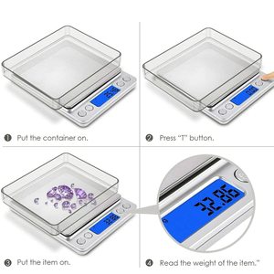 Báscula Digital de Cocina de 0.01g, Balanza para Joyería y Oro, Peso en Gramos, Báscula Electrónica de Bolsillo con Pantalla LCD - Product Image 3