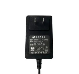 Enchufe fuente de alimentación AC DC Universal US adaptador EE. UU. 3V 4,5 V 5V 6V 7,5 V 9V 12V 1A 2A negro enchufe en decodificador/CCTV/luz LED