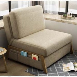 Sofá cama de lujo con luz nórdica multifuncional para familia pequeña, gente perezosa plegable, puede dormir para sala de estar, comedor escolar - Product Image 5