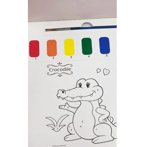 Venta al por mayor niños Magic Coloring Paint Book Acuarela niños pintura Set - Product Image 2