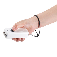 Escáner de código de barras Portátil con Bluetooth, lector de código de barras de bolsillo con Bluetooth, inalámbrico y barato para almacén