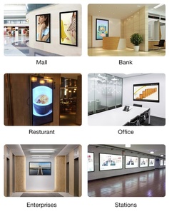 Écran d'affichage publicitaire de signalisation numérique HD Lcd suspendu au mur de grande taille de 55 pouces pour centre commercial Menu intelligent intelligent intelligent - Product Image 4