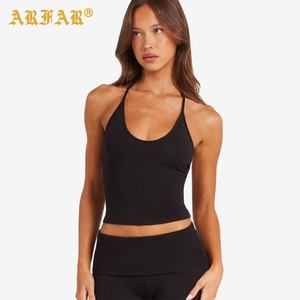 Conjunto Deportivo Personalizado para Mujer, Sexy, con Espalda Descubierta, 3 Piezas, Leggings Ajustados con Diadema a Juego, para Gimnasio, Entrenamiento y Fitness - Product Image 3