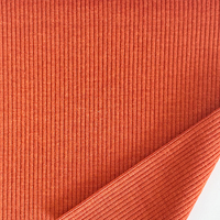 Tissu extensible en maille côtelée 2x2 en viscose modal écologique et biologique à séchage rapide, 60 GSM, poids moyen, pour t-shirts, cardigans et basiques printemps-été
