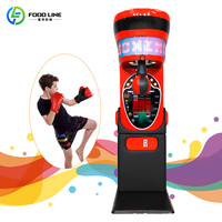 Nouveau produit 2025 : Machine de boxe verticale antichoc au design compact pour mini-aires de jeux
