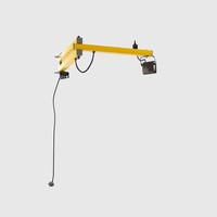 Nouveau système d'éclairage pour caisse de camion B360.LDLGT avec bras articulé double LED et extension de 1000 mm pour la sécurité des conteneurs d'entrepôt