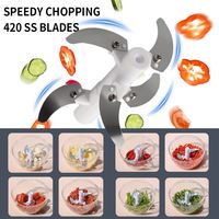 Knoflook Groentepers Handmatige Voedselverwerker Veggie Dunschiller Zachte Handgreep Stamper Hand Gehouden Vleesmolen Crusher Slicer Ui Chopper