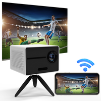 Mini projecteur portable intelligent Bluetooth pour téléphone mobile, vidéo LED sans fil Wifi 4K, cinéma maison