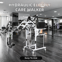 Chaise de transfert hydraulique portable ARY MEDICAL pour personnes âgées |   Châssis en acier, roues silencieuses omnidirectionnelles, 150 kg