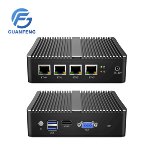 Guanfeng J4125 barebone Quad Core 1 x <span class=keywords><strong>DDR4</strong></span> i211 NICs compatible con Aes ni pfsense firewall, enrutador de cortafuegos para dispositivos de red de escritorio - Product Image 1
