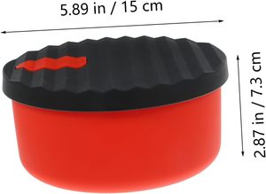 BPA Free Food Grade Reusable Non-toxic Airtight Leakproof Heatable Kids School Silicone Slice Lunch Bento <b>Box</b> Bowl Food Storage - Product Image 2