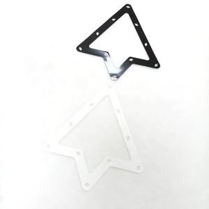 Feuilles <span class=keywords><strong>de</strong></span> rangement magiques pour billes <span class=keywords><strong>de</strong></span> <span class=keywords><strong>billard</strong></span> <span class=keywords><strong>de</strong></span> 2 1/4 po, blanches/noires, en forme <span class=keywords><strong>de</strong></span> triangle, pour 9 ou 10 billes - Product Image 2
