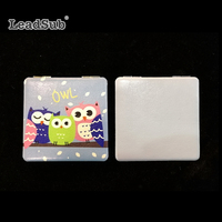Leadsub sublimation mode miroir de maquillage miroir de sublimation blanc à vendre
