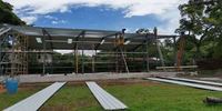 Edificio Industrial de Acero Prefabricado con Techo para Uso en Taller