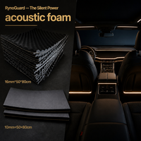 Mousse d'isolation phonique 10mm 16mm, plaque acoustique thermique pour automobile, rénovation de maison, vente en gros sur mesure en stock