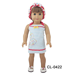 Vêtements de poupée MSYO, <span class=keywords><strong>peignoir</strong></span> et bonnet de douche, vêtements pour bébé, accessoires pour poupées, vêtements pour poupées de 45 cm - Product Image 4