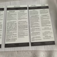 Signalétique de bureau haut de gamme en acier inoxydable sur mesure, plaque frontale UV peinte en noir et blanc, design écologique facile à installer