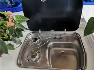 Accessoires de caravane RV cuisinière à <span class=keywords><strong>gaz</strong></span> <span class=keywords><strong>et</strong></span> évier <span class=keywords><strong>camping</strong></span>-<span class=keywords><strong>car</strong></span> évier en acier inoxydable cuisinière à <span class=keywords><strong>gaz</strong></span> évier <span class=keywords><strong>pour</strong></span> <span class=keywords><strong>camping</strong></span> remorque accessoires - Product Image 6