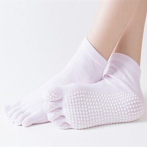 Wholesale Women <strong>Men</strong> Cotton Non Slip Toe Grip Sport Yoga <strong>Socks</strong> <strong>Pink</strong> - Product Image 3