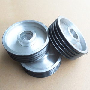 Polea tensora de cerámica pulverizada para piezas de maquinaria de cableado, con correa en V metálica - Product Image 6