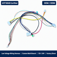 Harness Kabel Tegangan Rendah Kustom PVC 12V 24V untuk Sistem Bantu Kendaraan Listrik Sensor BMS