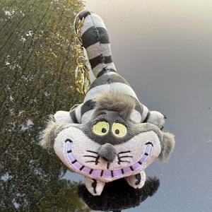 Ciondolo Peluche Gatto Cheshire Miaomiao, Simpatico Gatto a Bocca Larga, Portachiavi a Coda Lunga, Bambola Pendente per Borsa - Disponibile - Product Image 2