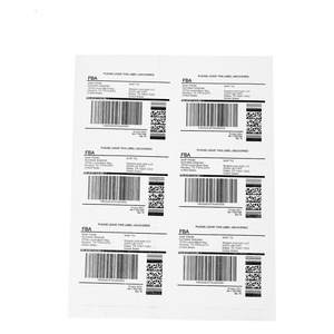 Étiquettes d'expédition FBA imprimables au format A4, 6 pages, 3-1/3\" x 4\", autocollants pour la promotion et l'utilisation en épicerie, imprimables au laser et à jet d'encre - Product Image 3