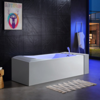 Spa à remous en acrylique, massage intelligent, système de température constante, massage par bulles, cascade, massage aquatique, auto-nettoyant