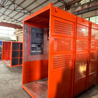 Ascenseur de chantier à cage unique SC200 VFD haute vitesse (0-96 m/min) pour la construction à grande échelle