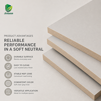 Panneau MDF E0 moderne, écologique, résistant à l'humidité, imperméable, ignifuge, avec placage bois et surface mate douce