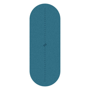 Tapete de Yoga Ecológico de 5mm de Grosor, Ovalado, de PU y Caucho Natural, Antideslizante, con Logotipo Personalizado, Vegano, en Forma de Píldora, para Pilates - Product Image 1
