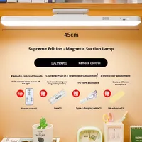 Lampe de table moderne et élégante à LED rechargeable, télécommandée, à commande tactile, blanche, pour dortoir et chambre à coucher, idéale pour l'export.