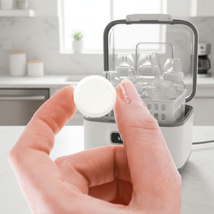 Tabletes de Detergente Enzimático para Lavagem de Mamadeiras Sem Fragrância, Compatíveis com Todas as Máquinas de Lavar Mamadeiras - Product Image 1