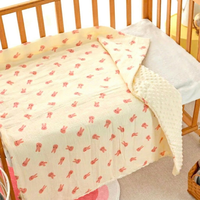 Couverture pour bébé en coton mousseline, 70x140cm, double couche, imprimée, ultra douce, fabriquée à la machine, GSM 550, marque personnalisée